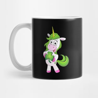 St Patricks Day Girls Dabbing Unicorn Leprechaun Lepricorn Mug